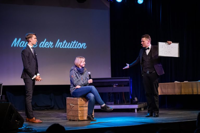 Magie der Intuition in der Landskron Brauerei in Görlitz am 21.10.2018. Aufgenommen von Robert Michalk