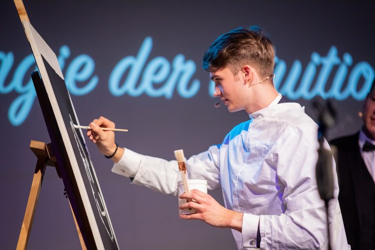 Magie der Intuition in der Landskron Brauerei in Görlitz am 21.10.2018. Aufgenommen von Robert Michalk